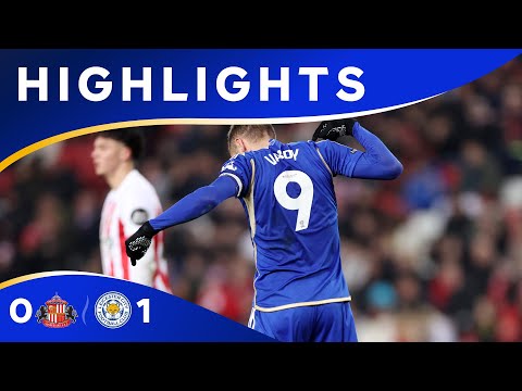 VARDY WINNER Sinks Sunderland 🐐 | Sunderland 0 Leicester City 1