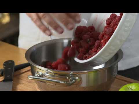 In the Polish Kitchen with Chef Nir Zook - baked apples stuffed with raspberries