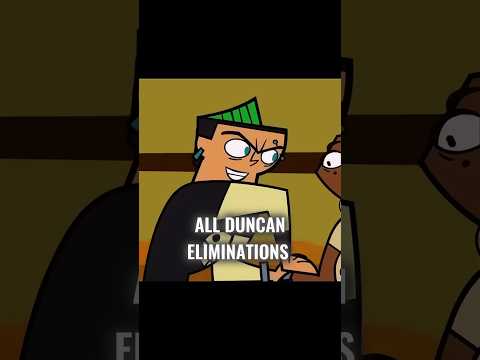 All Duncan | Total Drama | eliminations #foryou #totaldrama