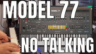 Video thumbnail for Model 77 Dual Layer Synth Softube NO TALKING SOUNDS DEMO by Andrew G Dugros