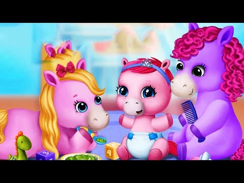 Pony Sisters Baby Horse Care - Fun Take Care of Little Pony & Baby Horse Sisters for Girls & Boys