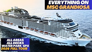 🚢 EVERYTHING on MSC GRANDIOSA | All Areas | Room| Waterpark | 2026 Full Tour | WOW