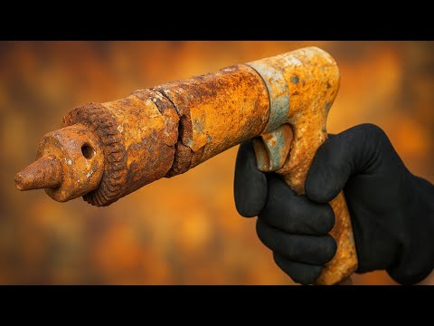 Restoration Masterclass – Vintage Pneumatic Drill Fully Rebuilt