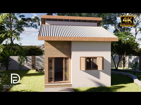 056 - Mini Loft 5x5 2 quartos - Mini Casa  | Tiny House | Quitinete | Loft | Small House