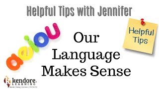 Our Language Makes Sense ⎪Kendore Learning/Syllables Learning Center