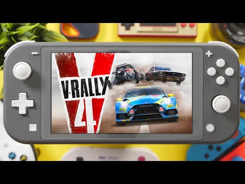 [4k] VRally 4 Nintendo Switch Lite Gameplay