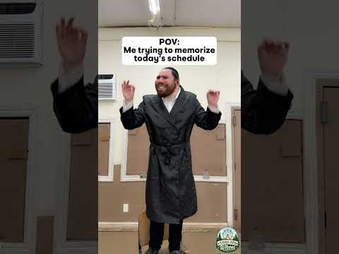 POV: Trying to memorize today's schedule