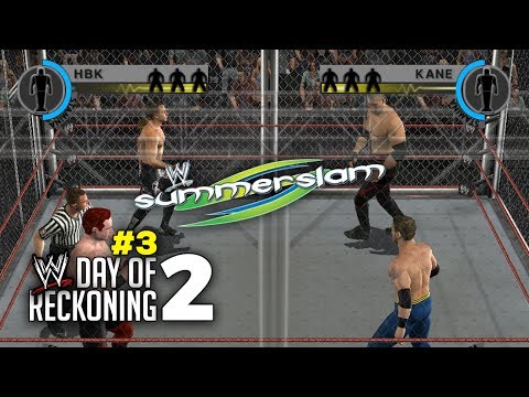 WWE Day of Reckoning 2 Story Mode Ep 3 | SUMMERSLAM STEEL CAGE MATCH