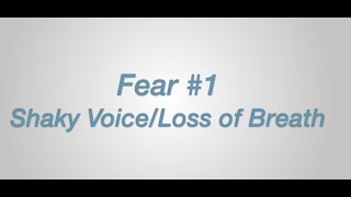 Fear of Public Speaking - Control Your Shaky Voice and Loss of Breath