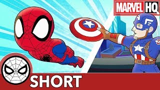 Spidey to Cap: "Roger That!" | Marvel Super Hero Adventures - LISTEN | SHORT