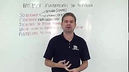 Fundamentos da República - Art. 1º CF/88 - Curso de Direito Constitucional