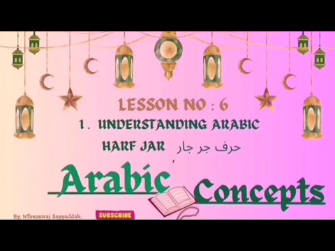 lesson/Ep #6 Understanding Arabic - Harf e Jarr.