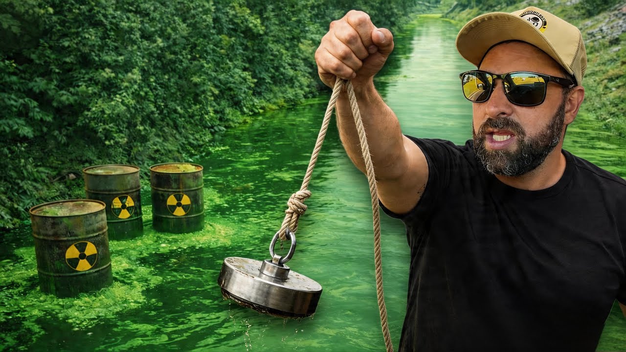 I pulled something unbelievable from the polluted river.