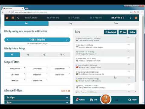 Betfinder Auto Refresh