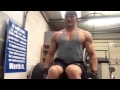 JJ richards trains shoulders 9 days out from bodybuilding competition