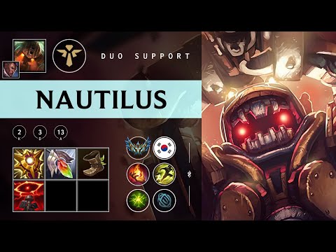 Nautilus Support vs Rakan - KR Challenger Patch 25.22