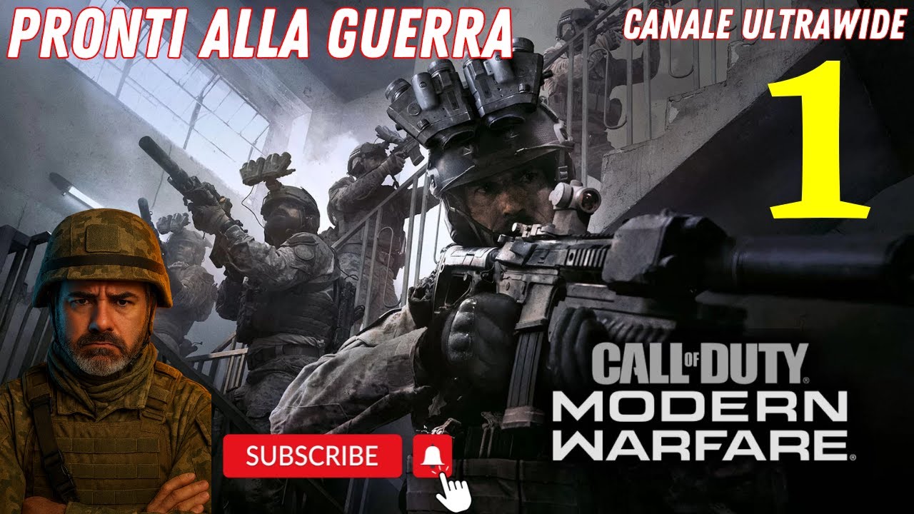 CALL OF DUTY MODERN WARFARE EP 1 ATTO DI GUERRA [ENG - ITA] GAMEPLAY ITA PC - ULTRAWIDE 21:9 4K