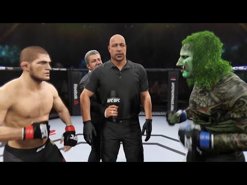 Khabib vs. Green Slime - EA Sports UFC 2 - Champion Fight