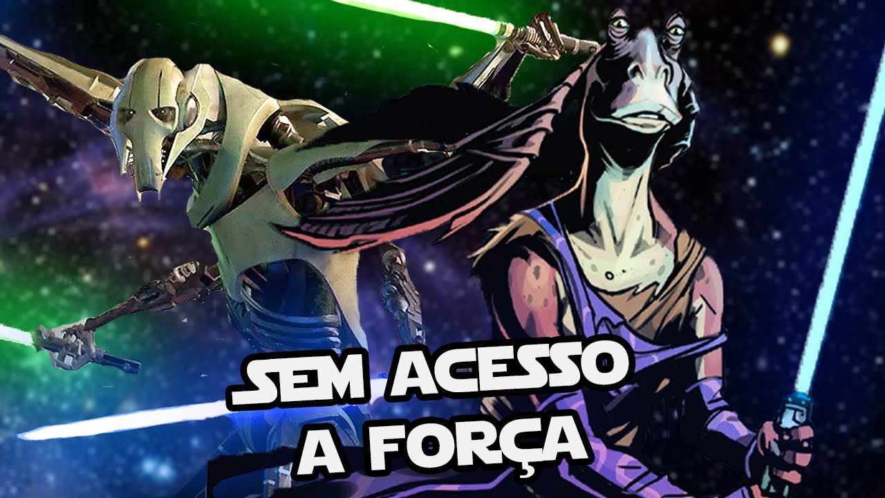 10 PERSONAGENS QUE LUTAVAM COM SABRES DE LUZ E NÃO TINHAM ACESSO A FORÇA! - Star Wars (CÂNON)