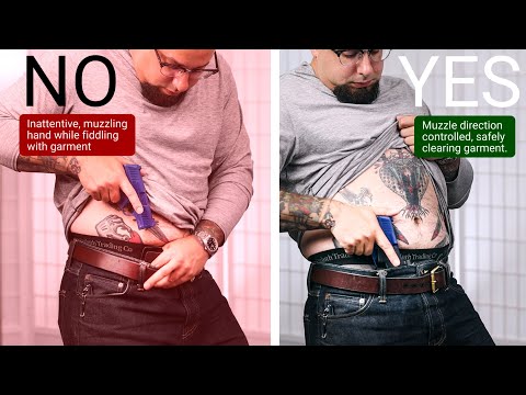 Deep Carry Safety | Draw and Reholster Techniques