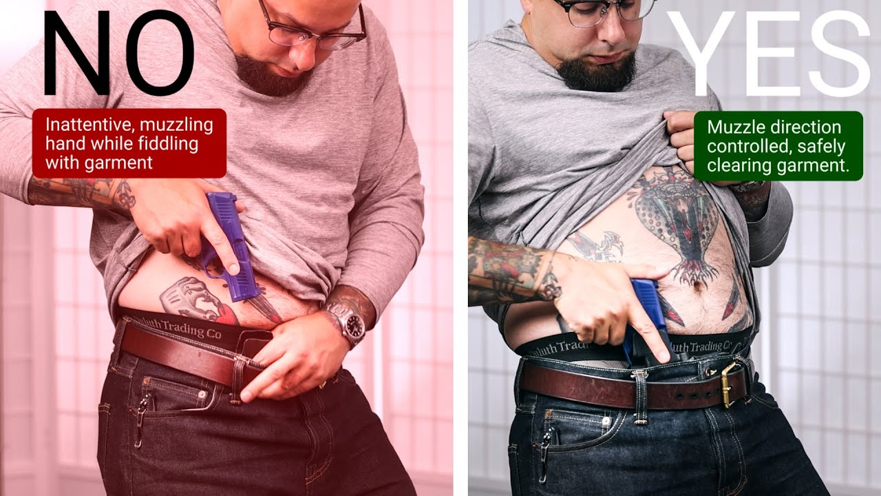 Deep Carry Safety | Draw and Reholster Techniques