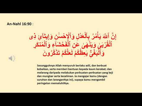 An - Nahl 16 : 90