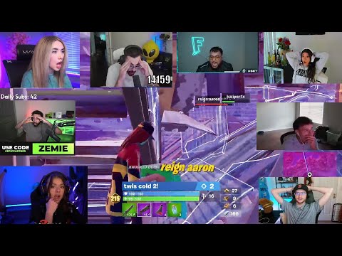 Streamers React to Cold's INSANE 1v3 in FNCS Grands Finals! | Fortnite