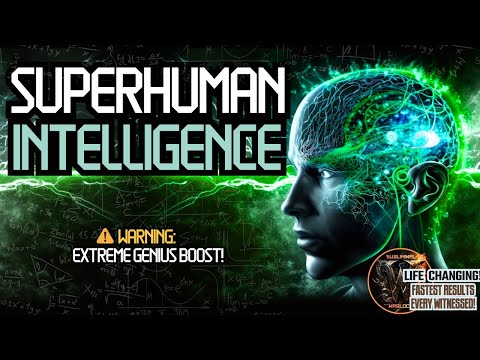 Superhuman Intelligence Subliminal — Extreme Genius Boost Before Exams! YOU ARE TOO SMART!! 1080 Hz