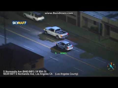 Los Angeles Police Chase 07/31/2017 - High Speed Pursuit