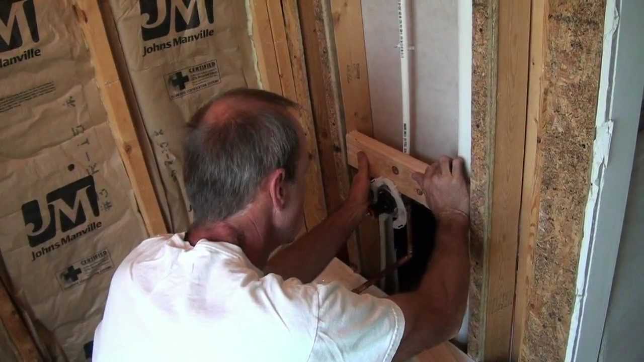 Shower Valve and Tub Spout Mounting