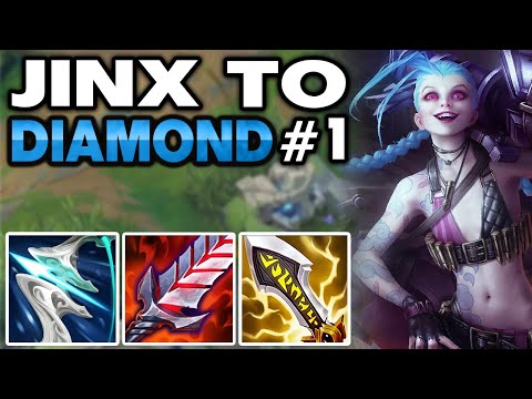 How to play Jinx in Low Elo - Jinx Unranked to Diamond #1 | League of Legends
