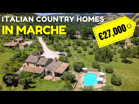 ITALIAN Country HOMES from €27K? 🇮🇹 Discover Marche’s BEST Property DEALS in 2025