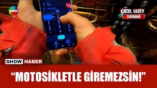 Kuryeyi adım adım takip etti!