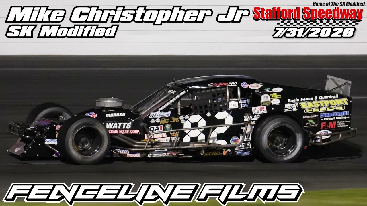 Mike Christopher Jr at Stafford SK Modified
