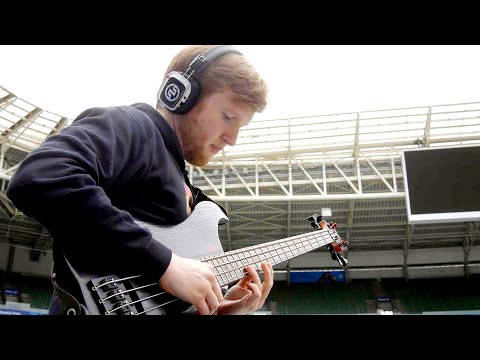 Slap bass with 200 DRUMMERS sounds INSANE