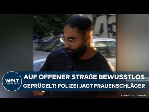 BERLIN: Auf offener Straße bewusstlos geprügelt! Polizei fahndet nach brutalem Frauenschläger