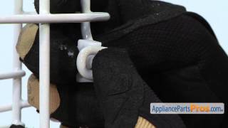 How to: Whirlpool, KitchenAid, Maytag lower dishwasher rack wheel axle WP4162321