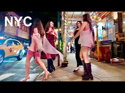 NYC Immersive Nightlife Walk Mix 2025 | City Vibes After Dark