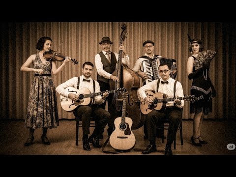 Cover Retro Rhythms: A 1930s Gypsy Jazz Affair