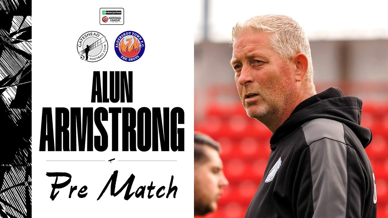 💬 “An intriguing game” | Alun Armstrong pre-Aldershot (H) | PRE-MATCH