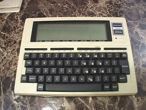 Radio Shack TRS-80 Model 100 portable computer (1983)