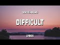 Gracie Abrams Difficult Lyrics
