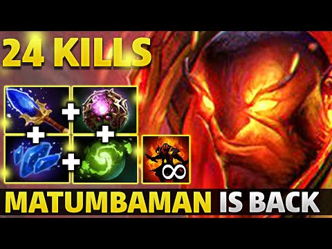 Matumbaman 64k damages Ember Spirit - He is Back to Dota 2