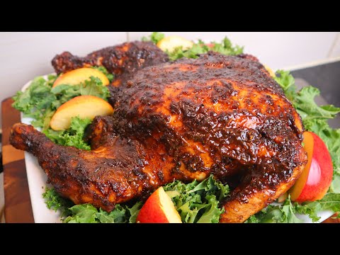 How To Make The Best Jerk Whole Chicken Step By Step | Baked Chicken | Oven Chicken Recipe