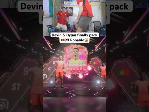 Devin & Dylan finally pack 🇵🇹99 Ronaldo😱