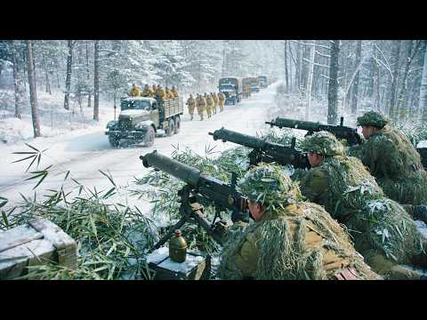 【高燃抗日電影】八路精准伏擊，數百名神槍手從天而降，日軍部隊瞬間全殲❗⚔️#抗日 #槍戰 #動作 #抗日電影 #中國電視劇