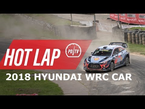 Flat-out 2018 Hyundai WRC car hot lap at Raleigh Raceway (Hayden Paddon)