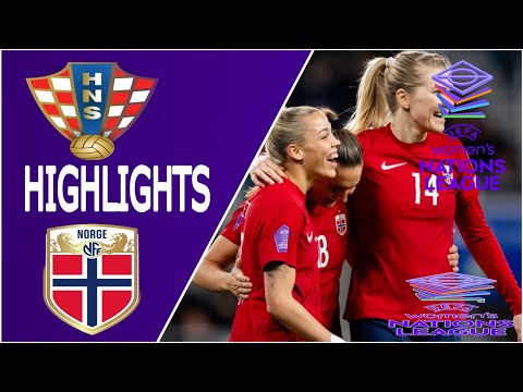 Norway 5-0 Croatia | UEFA WOMEN'S NATIONS LEAGUE