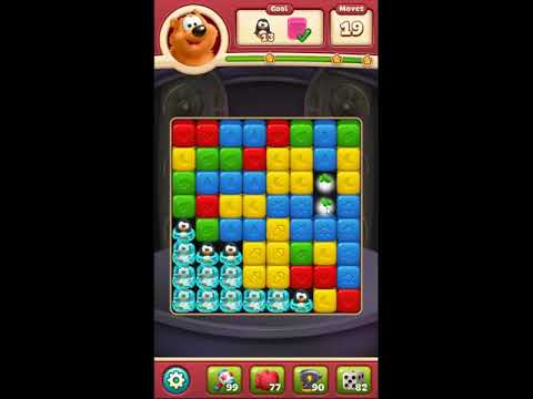 Toon Blast Level 3455 - NO BOOSTERS 🐻🐺🐱 | SKILLGAMING ✔️