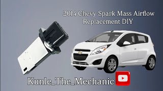 2014 Chevy Spark Mass air flow sensor Test and Replacement DIY